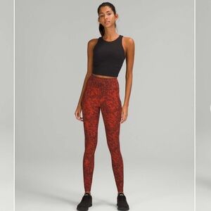 Lululemon Invigorate Red High-Rise Tight 28" - 8